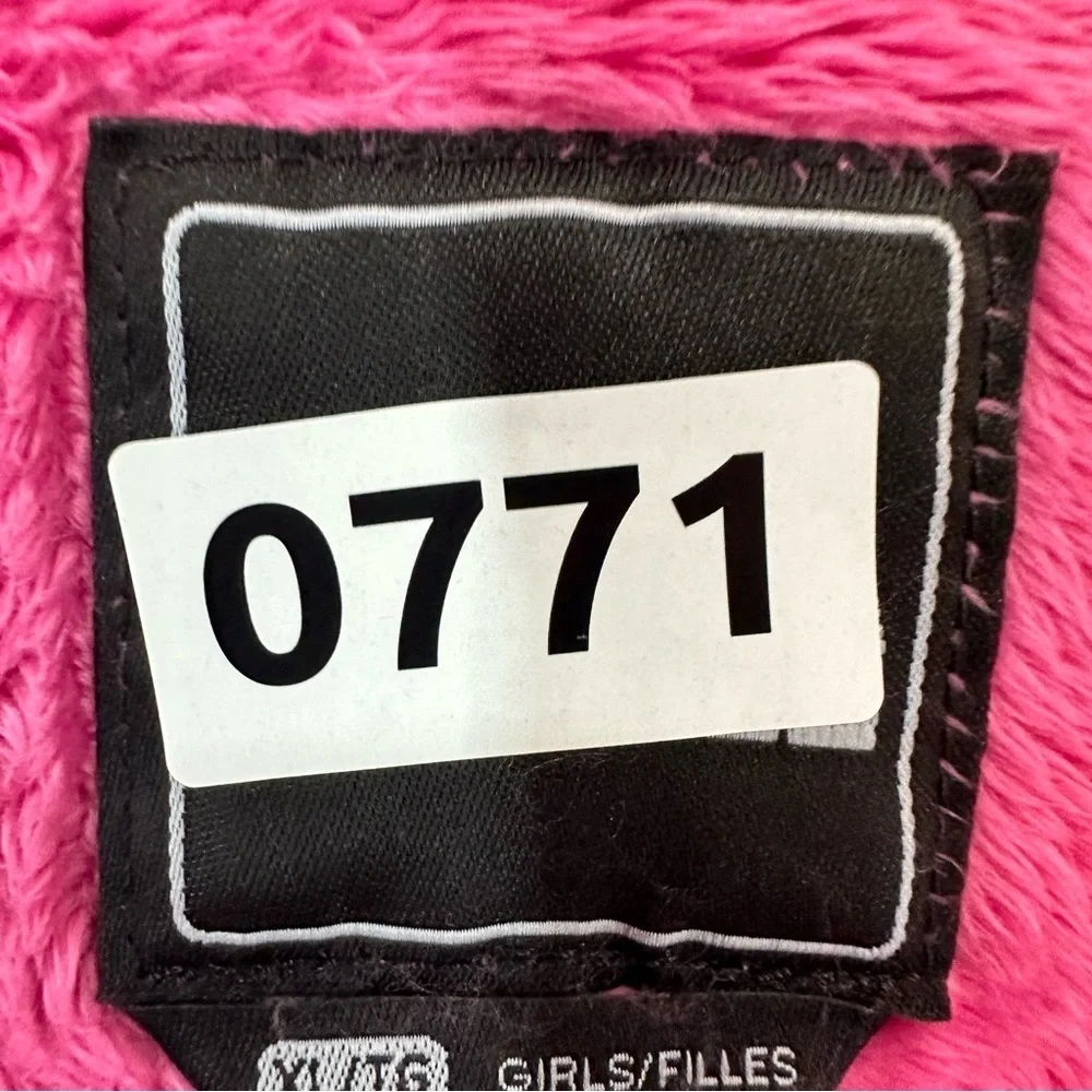 The North Face Full Zip Fuzzy Jacket Kids‎ XL Pink